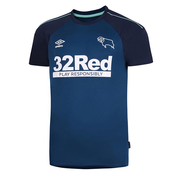 Thailand Trikot Derby County Auswarts 2020-21 Blau Fussballtrikots Günstig